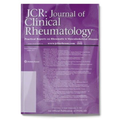 JCR: Journal of Clinical Rheumatology